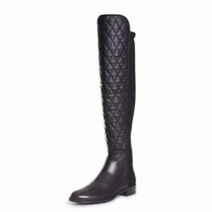 Quilted Stuart Weitzman 50/50 Boot